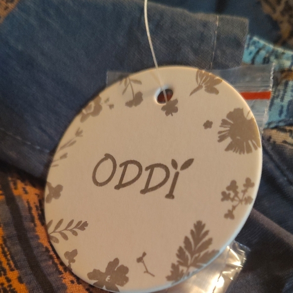 ODDY Multicolor Plaid and Paisley Maxi Dress Boho Patchwork Fringe Midi Dress - Picture 4 of 4